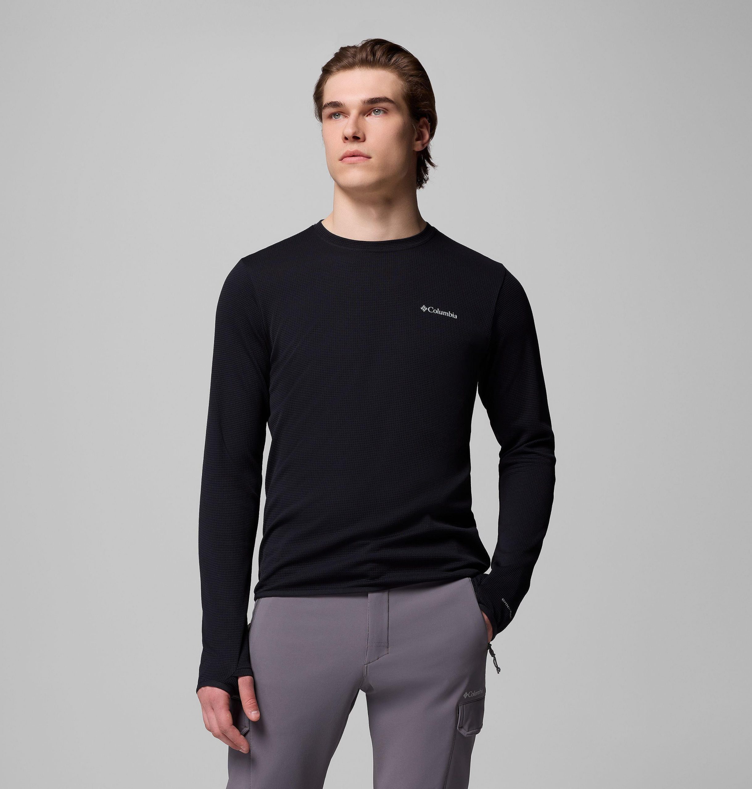 miesten tech trail utility -lämmin pitkähihainen paita