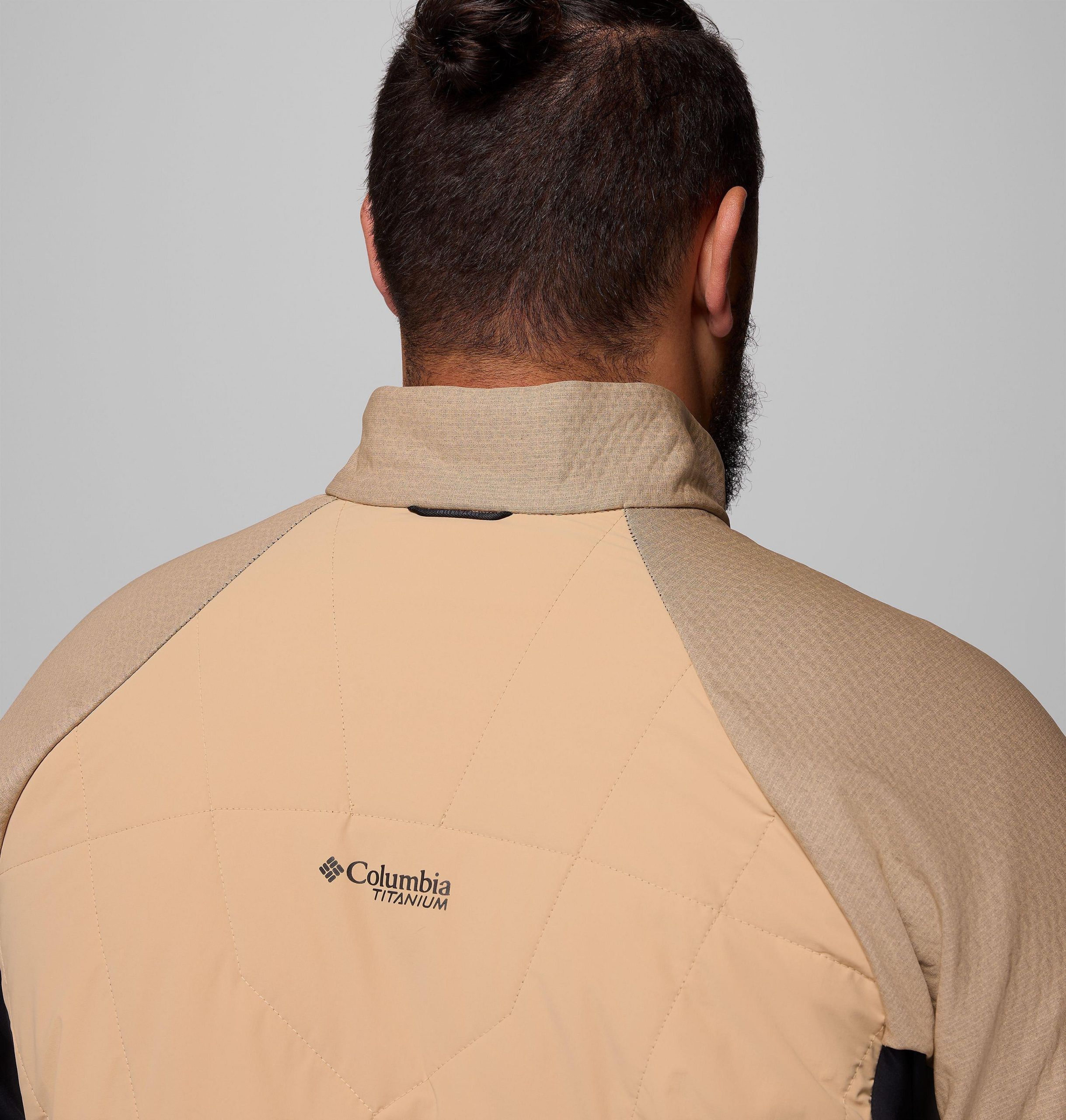 miesten arctic crest hybrid -täysvetoketjullinen takki - iso