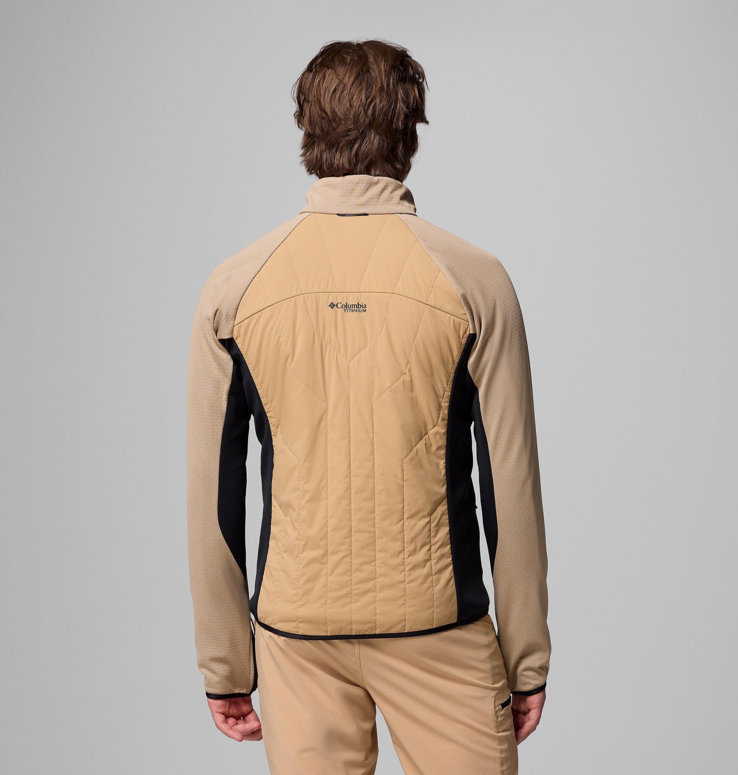 miesten arctic crest hybrid -täysvetoketjullinen takki - pitkä