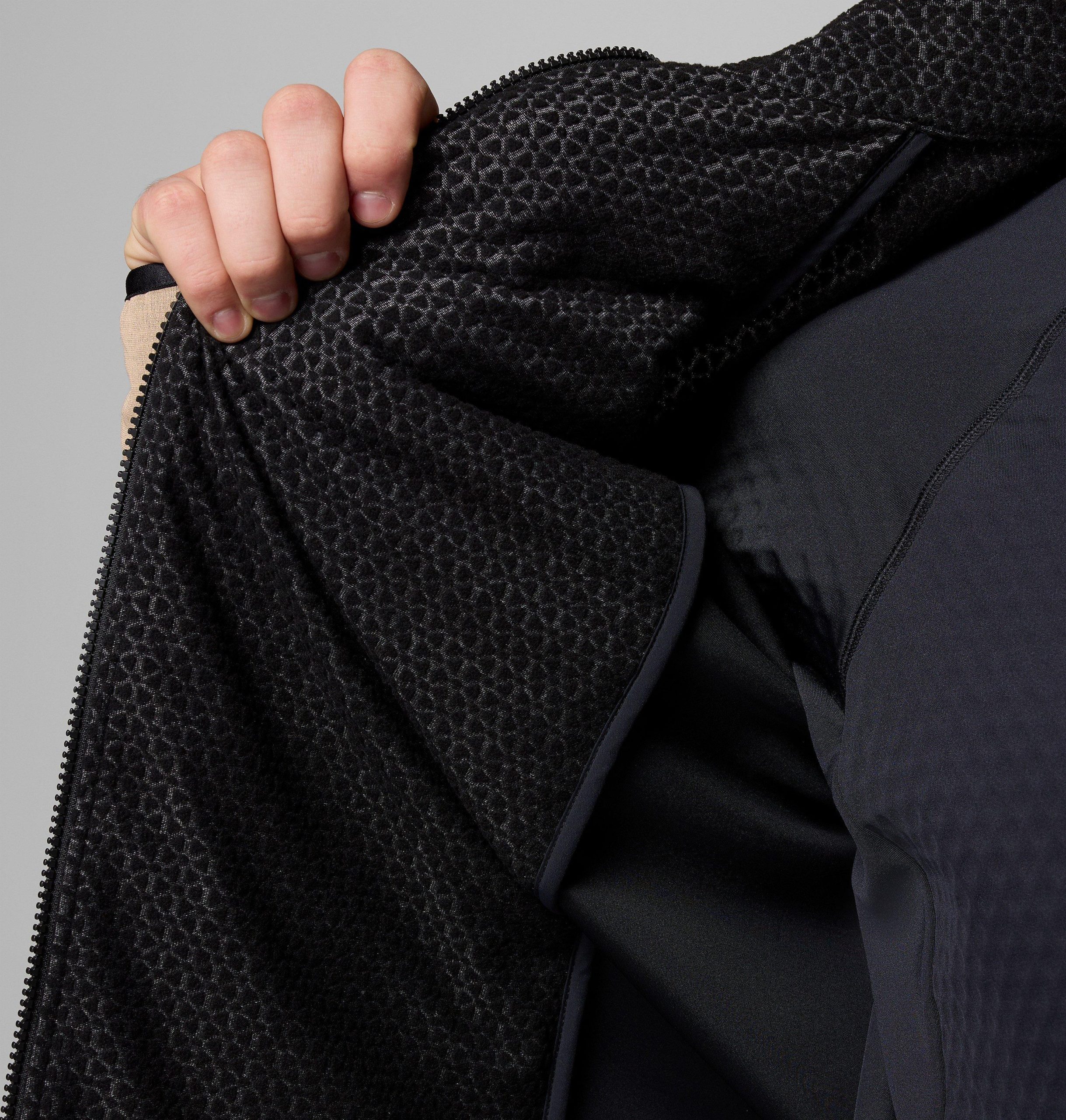 miesten arctic crest hybrid -täysvetoketjullinen takki - pitkä