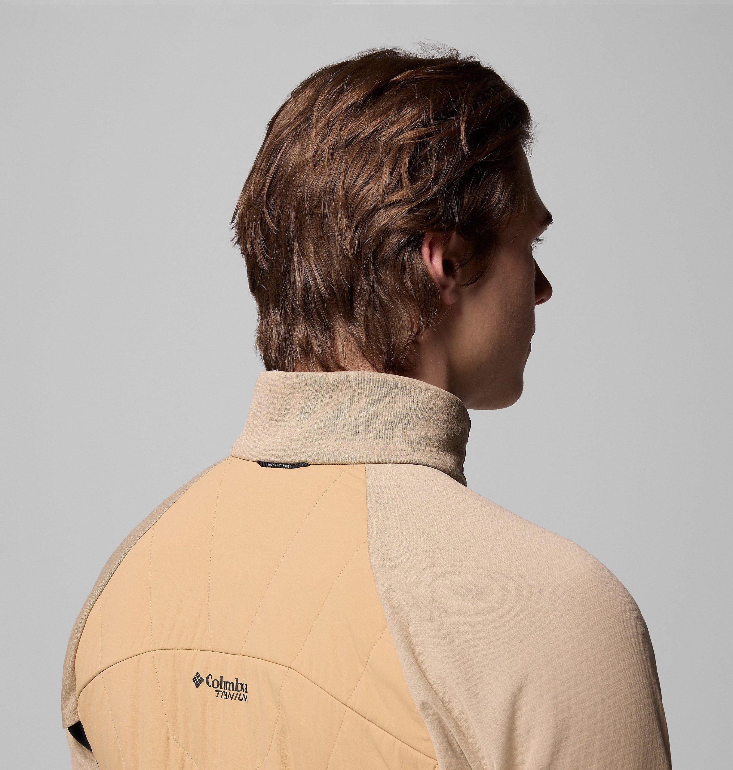 miesten arctic crest hybrid -täysvetoketjullinen takki - pitkä