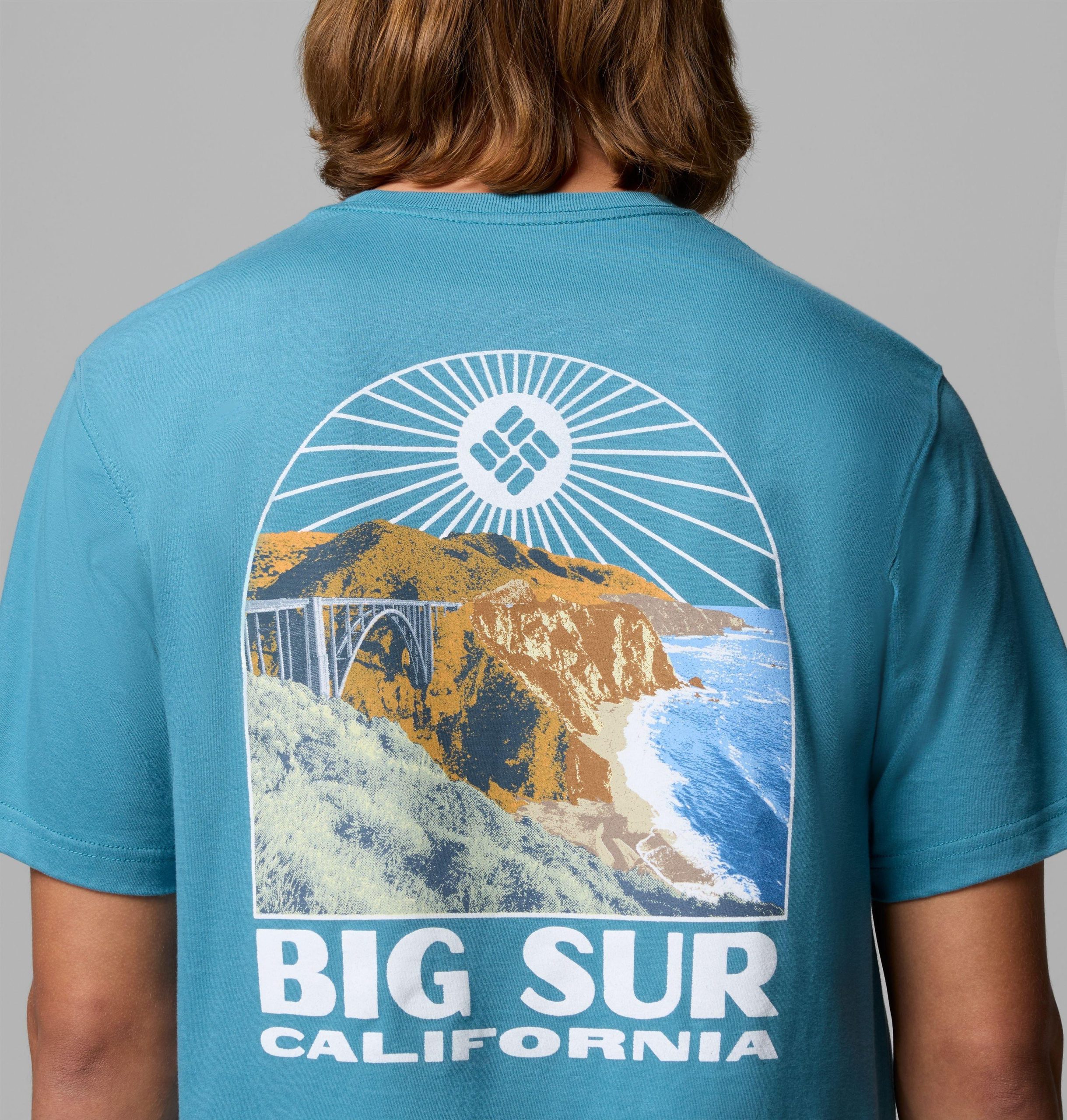 miesten elsur big sur ca csc t-paita