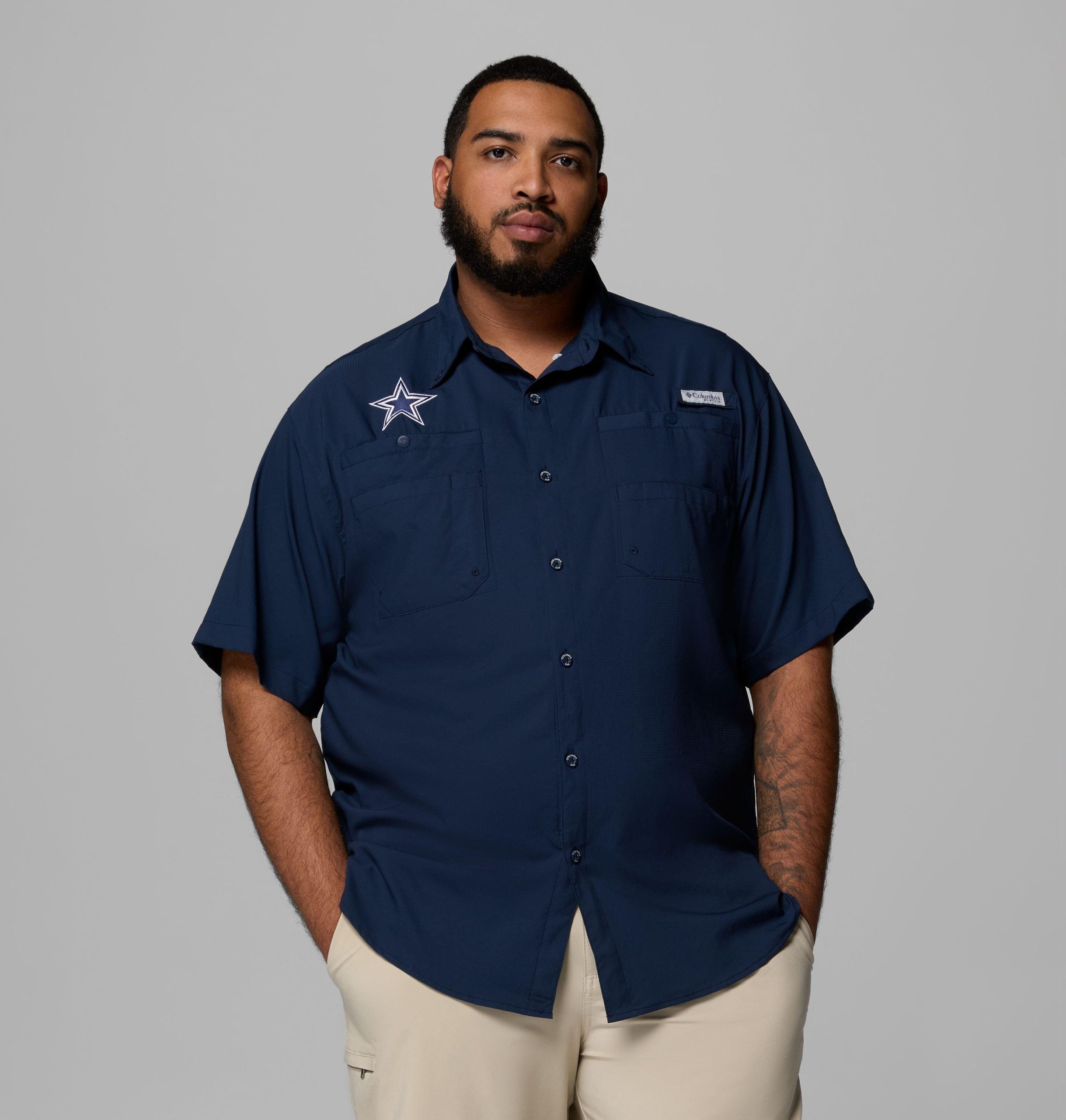 miesten pfg tamiami lyhythihainen paita - iso - dallas cowboys