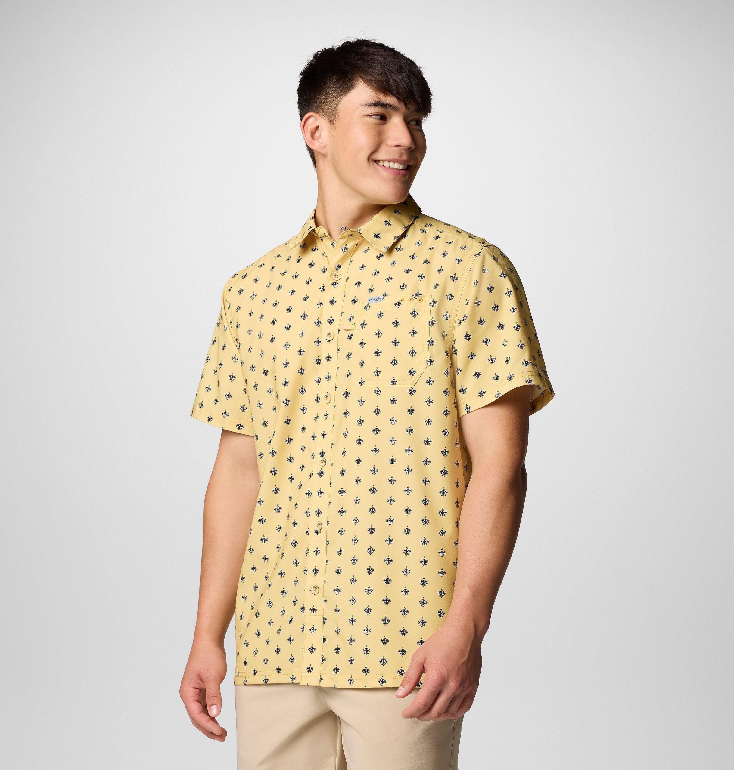 miesten pfg super slack tide -lyhythihainen paita - new orleans saints