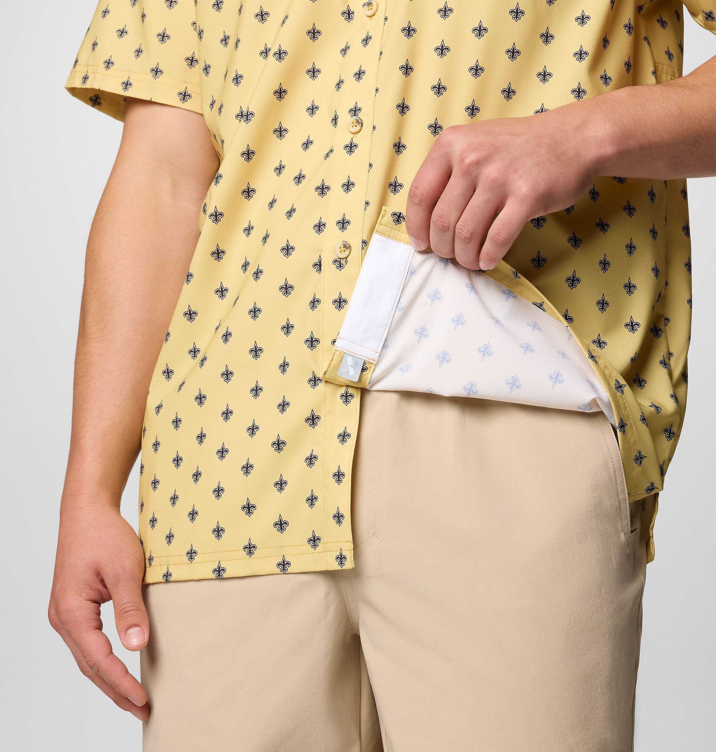 miesten pfg super slack tide -lyhythihainen paita - new orleans saints