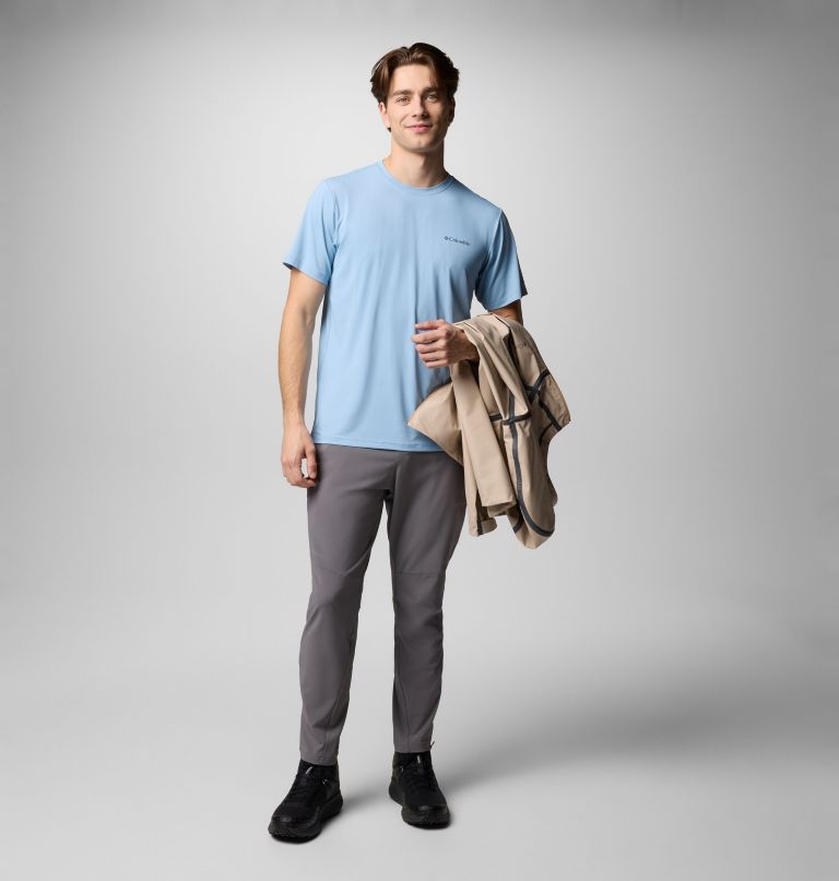 miesten tech trail utility -lyhythihainen collegepaita
