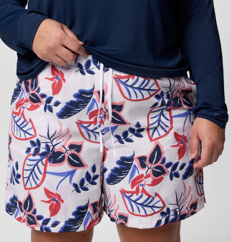 naisten sandy river -printtishortsit iii - plus-koko