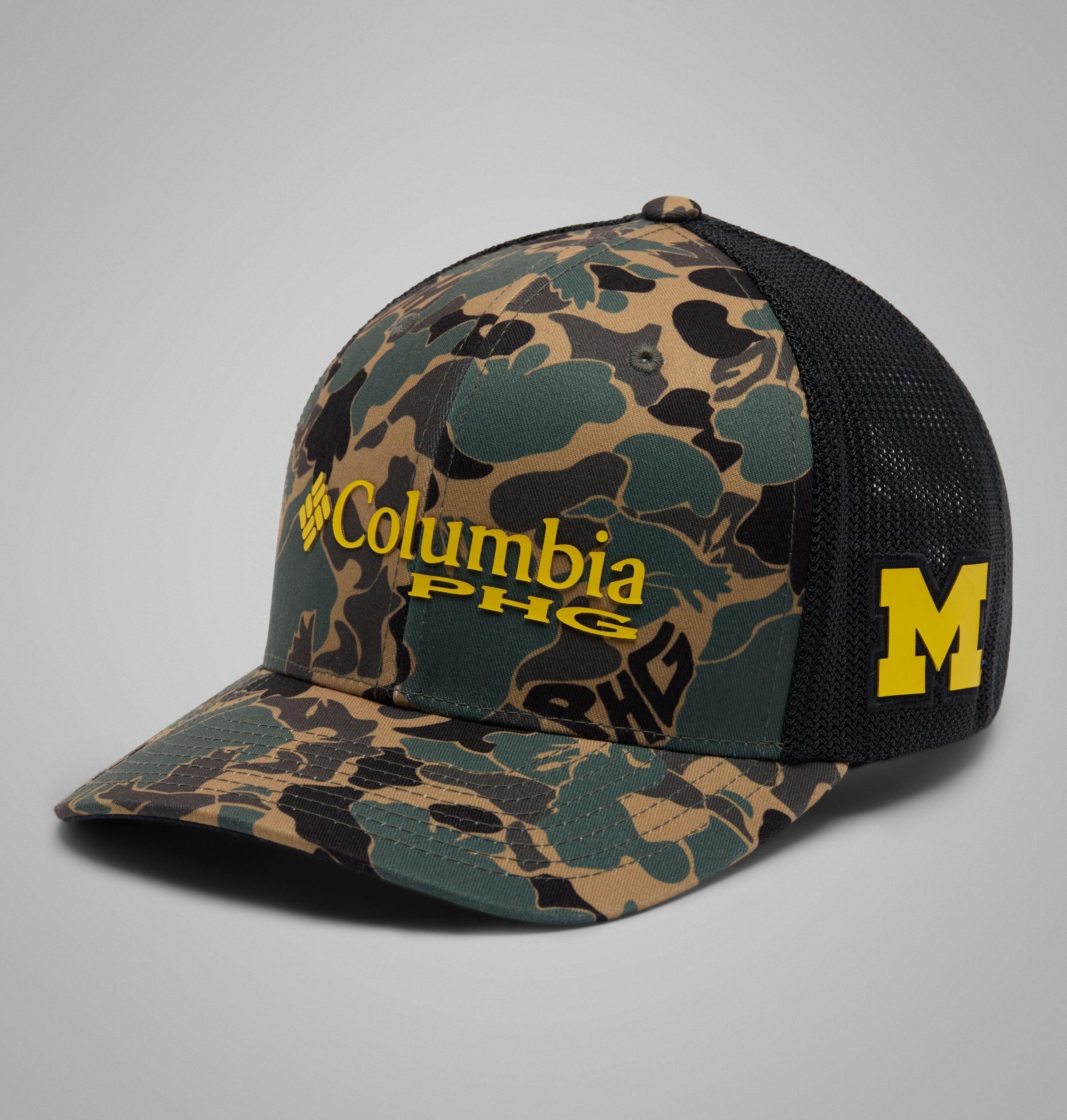 collegiate phg camo mesh -pallolippis - michigan