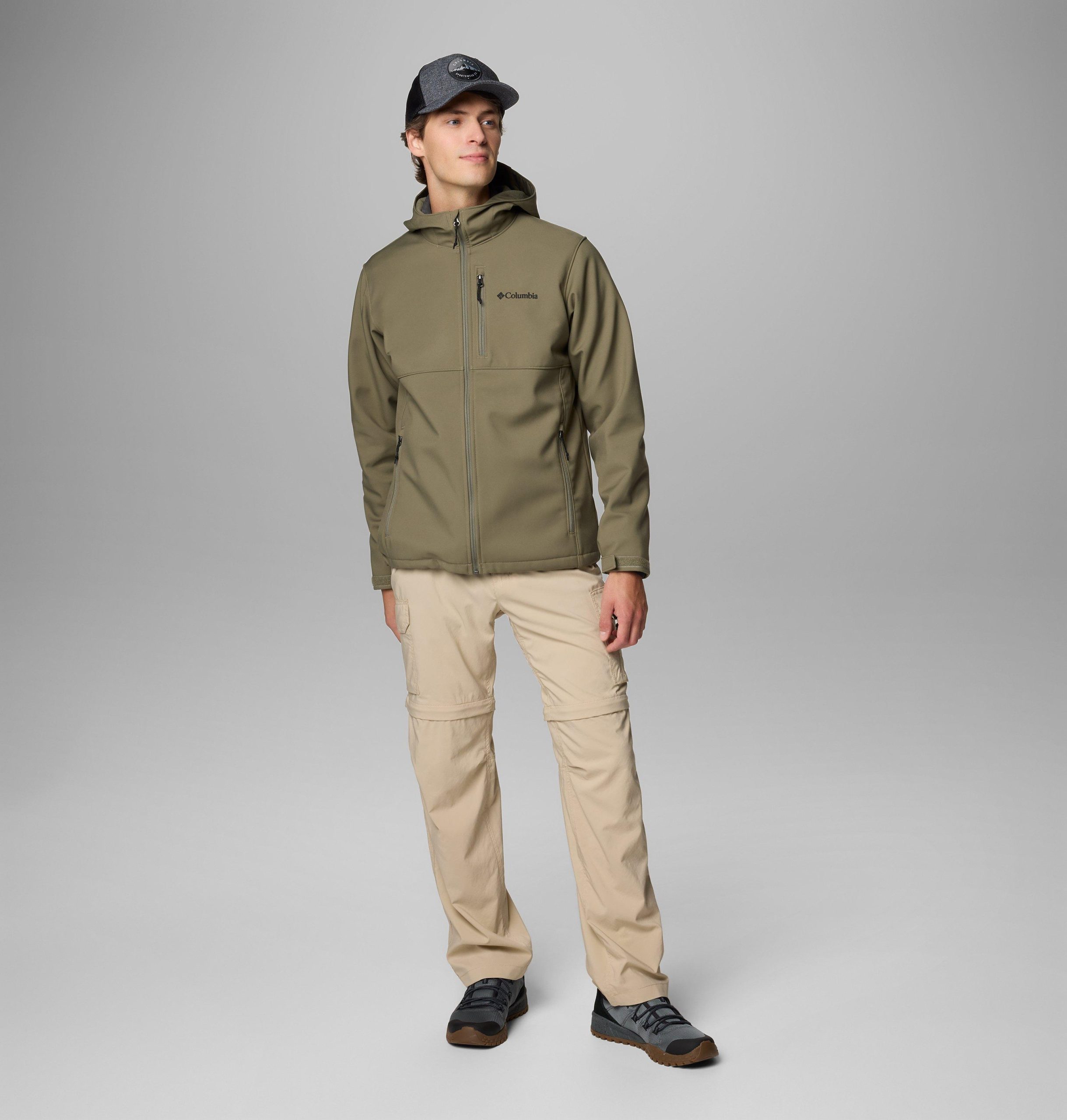 miesten ascender ii hupullinen softshell-takki