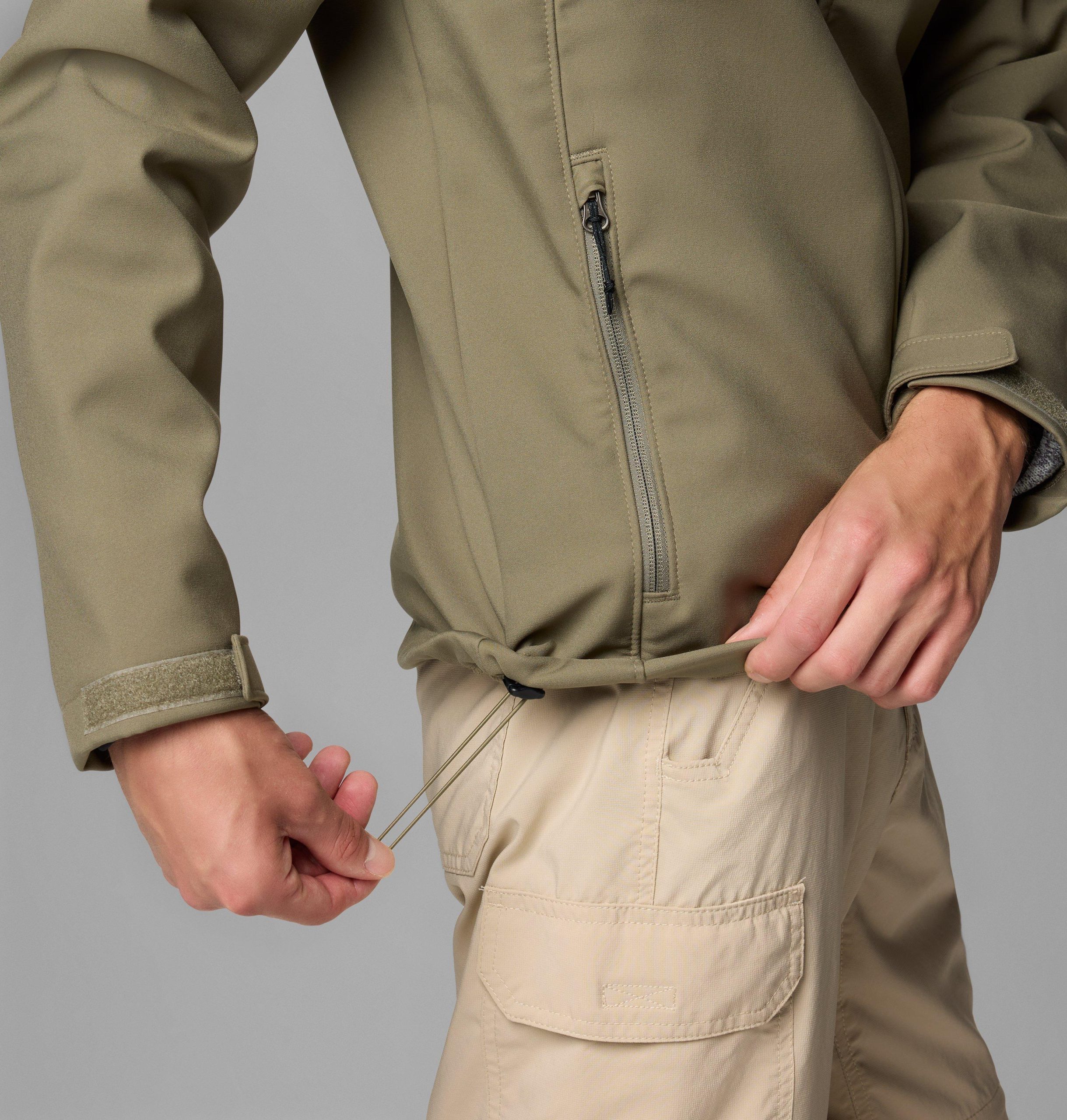 miesten ascender ii hupullinen softshell-takki