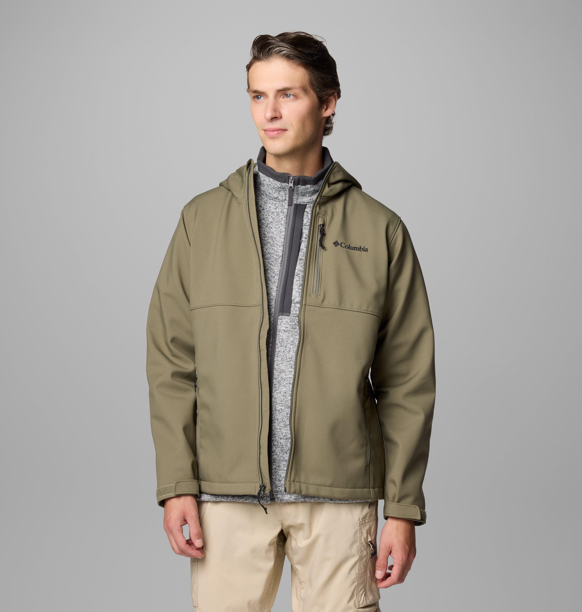 miesten ascender ii hupullinen softshell-takki