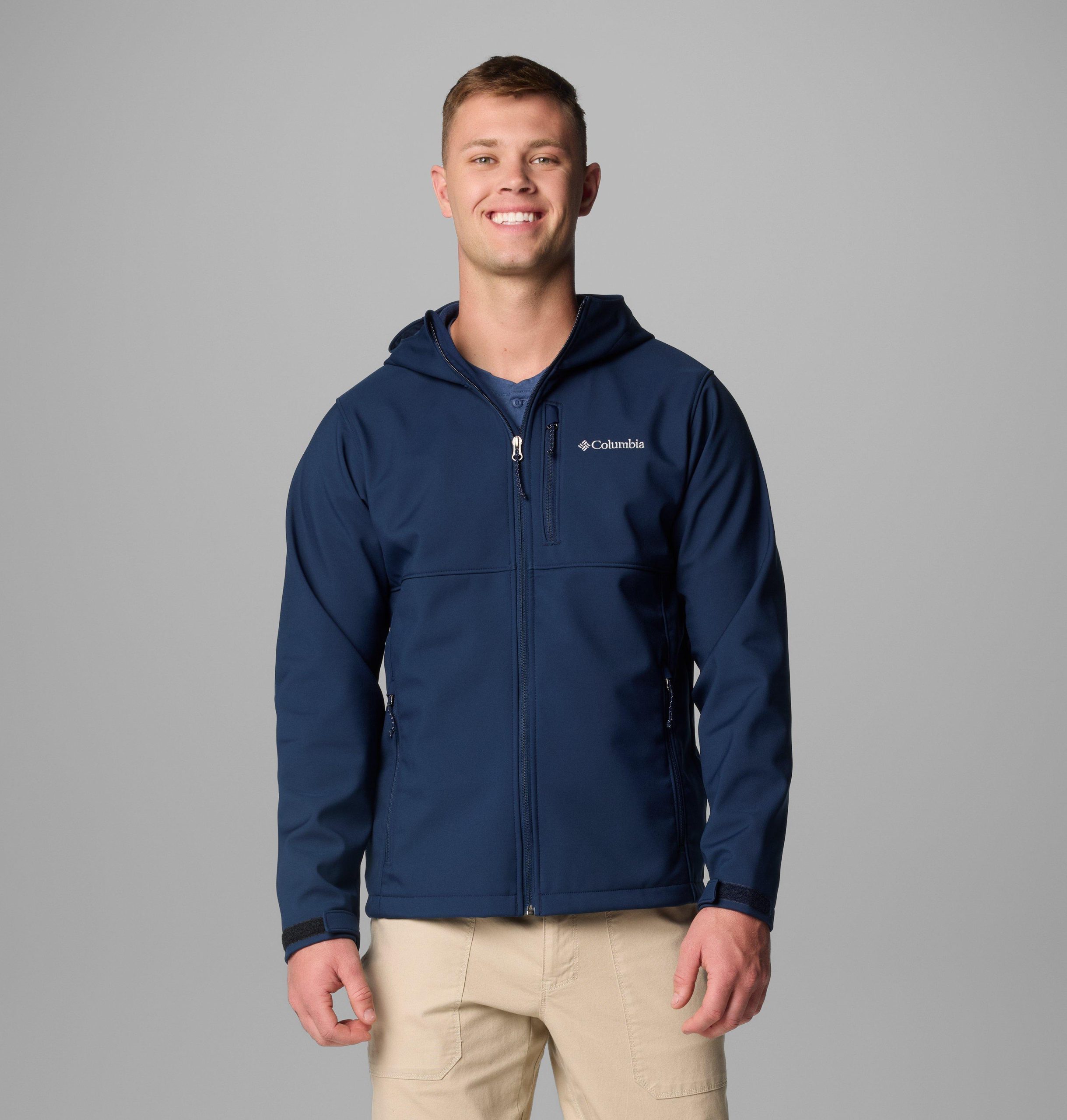 miesten ascender ii hupullinen softshell-takki - pitkä