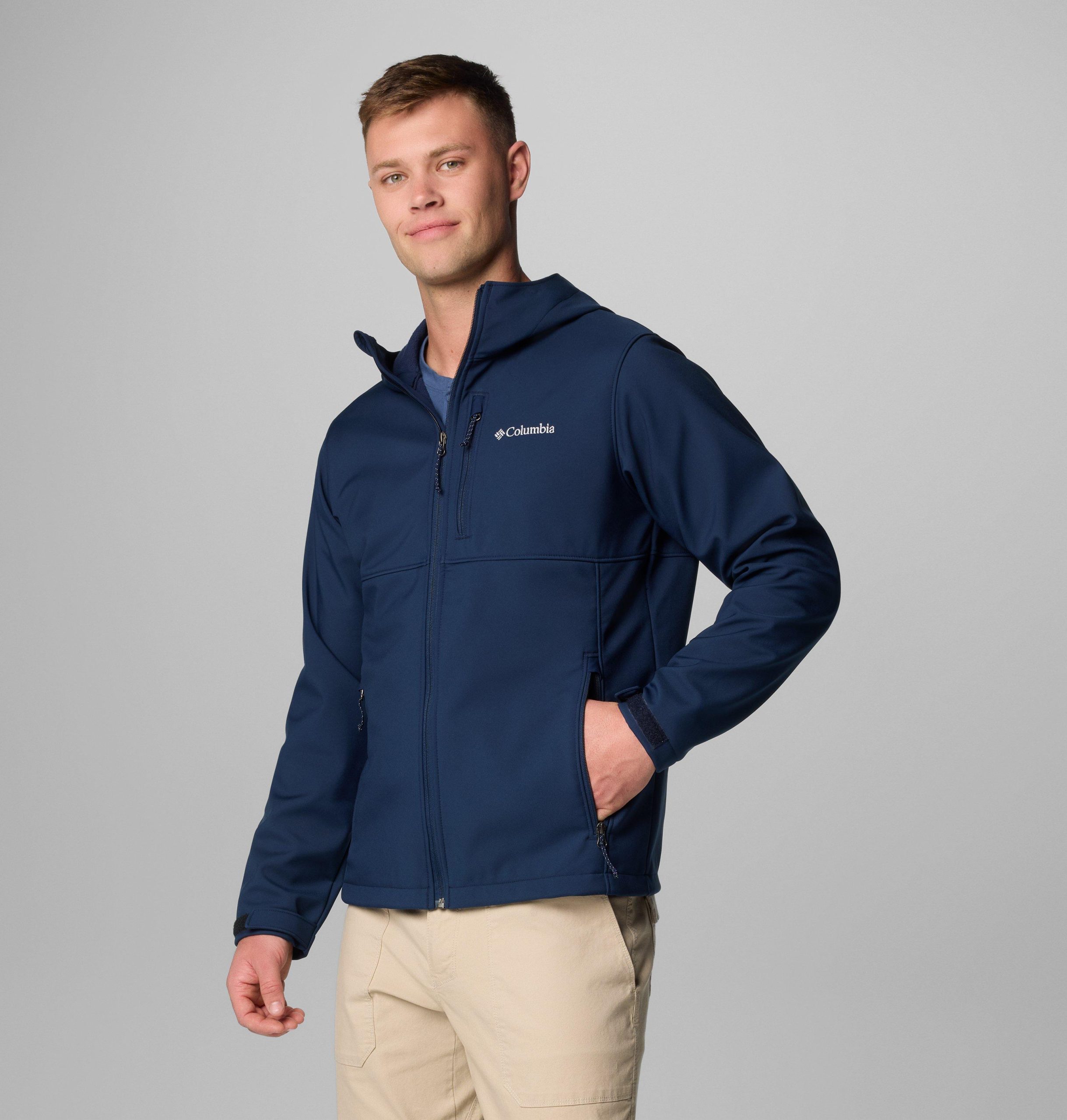 miesten ascender ii hupullinen softshell-takki - pitkä