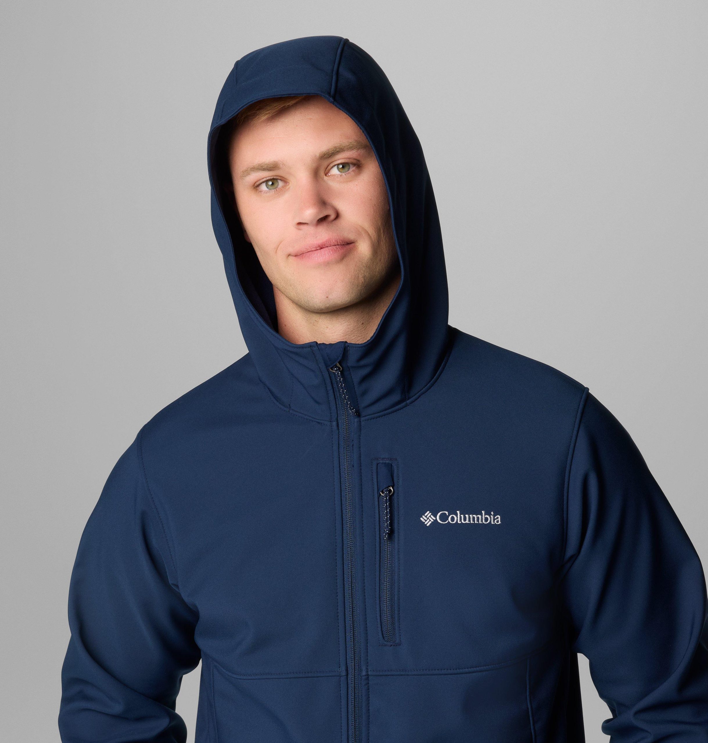 miesten ascender ii hupullinen softshell-takki - pitkä