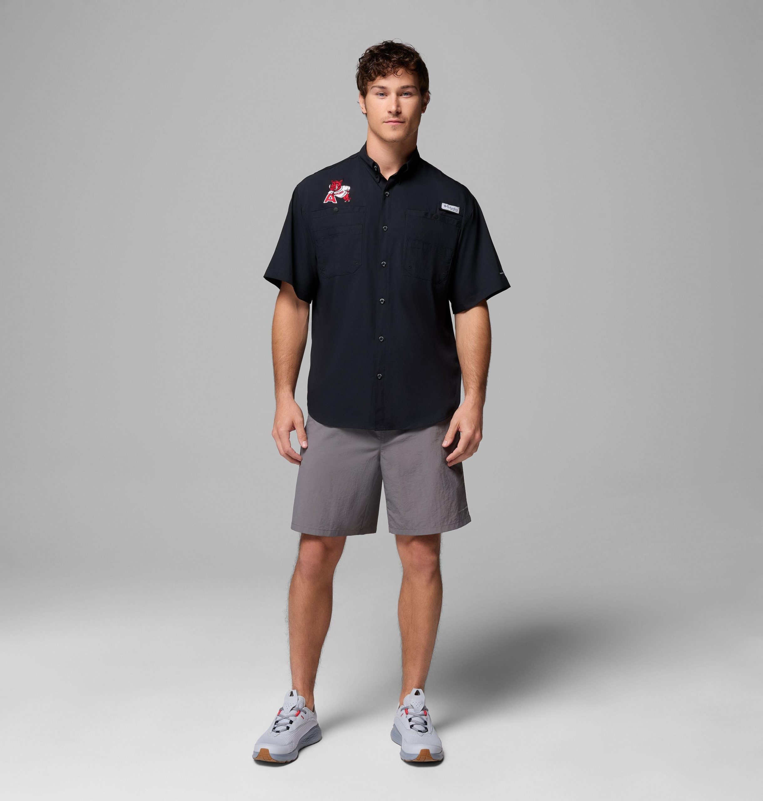 miesten collegiate pfg tamiami -lyhythihainen paita - arkansas
