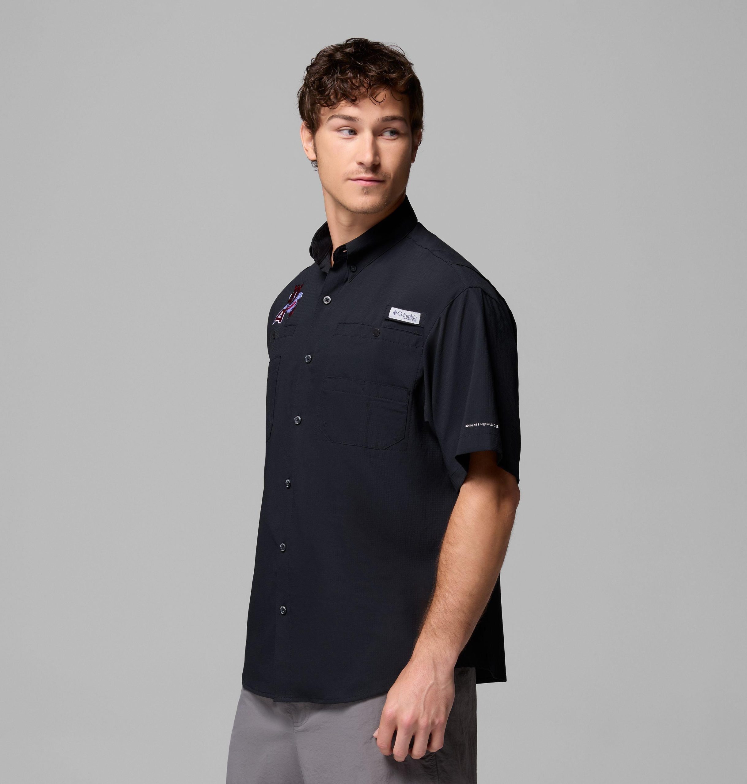 miesten collegiate pfg tamiami -lyhythihainen paita - arkansas