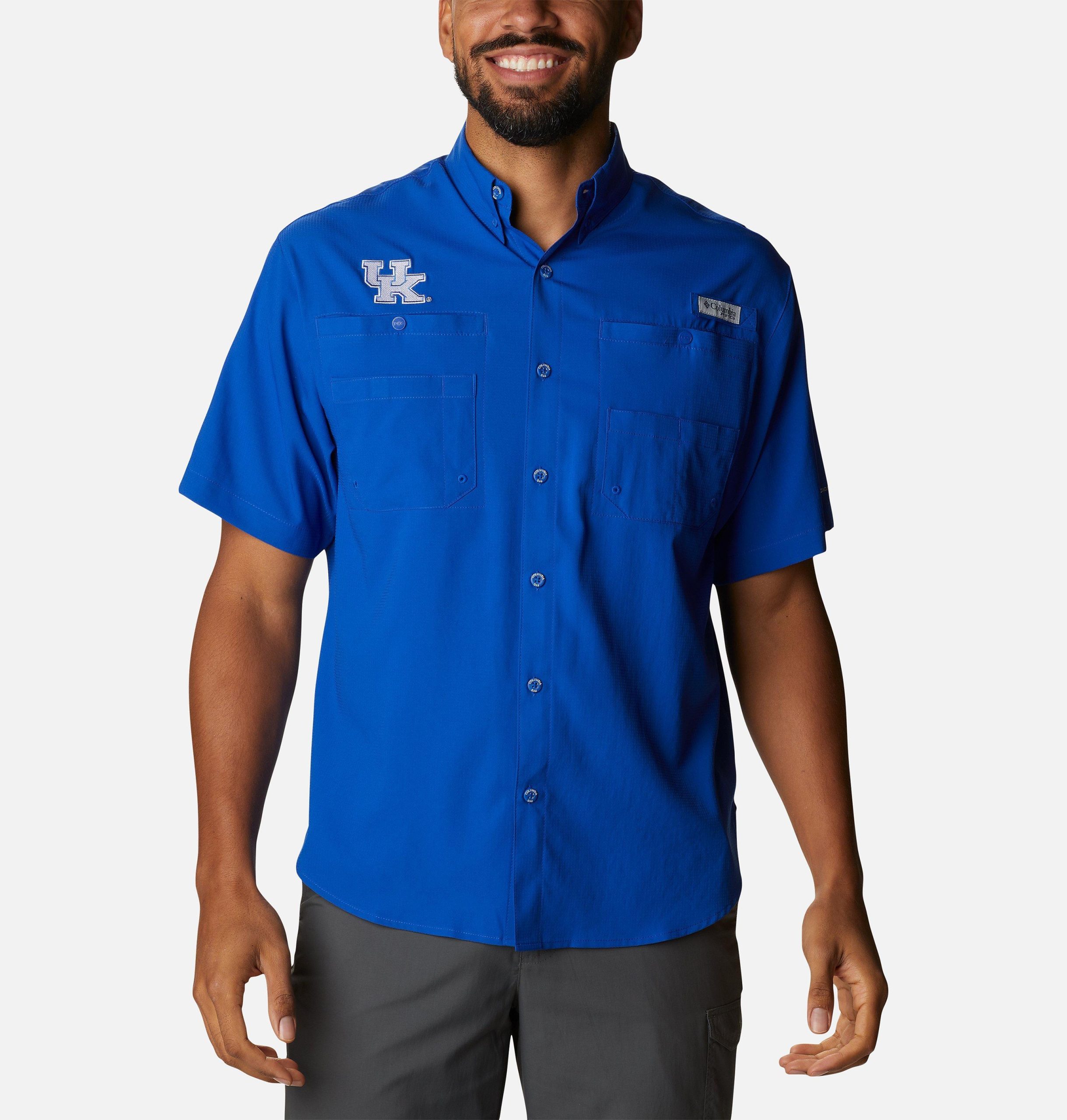 miesten collegiate pfg tamiami -lyhythihainen paita - kentucky