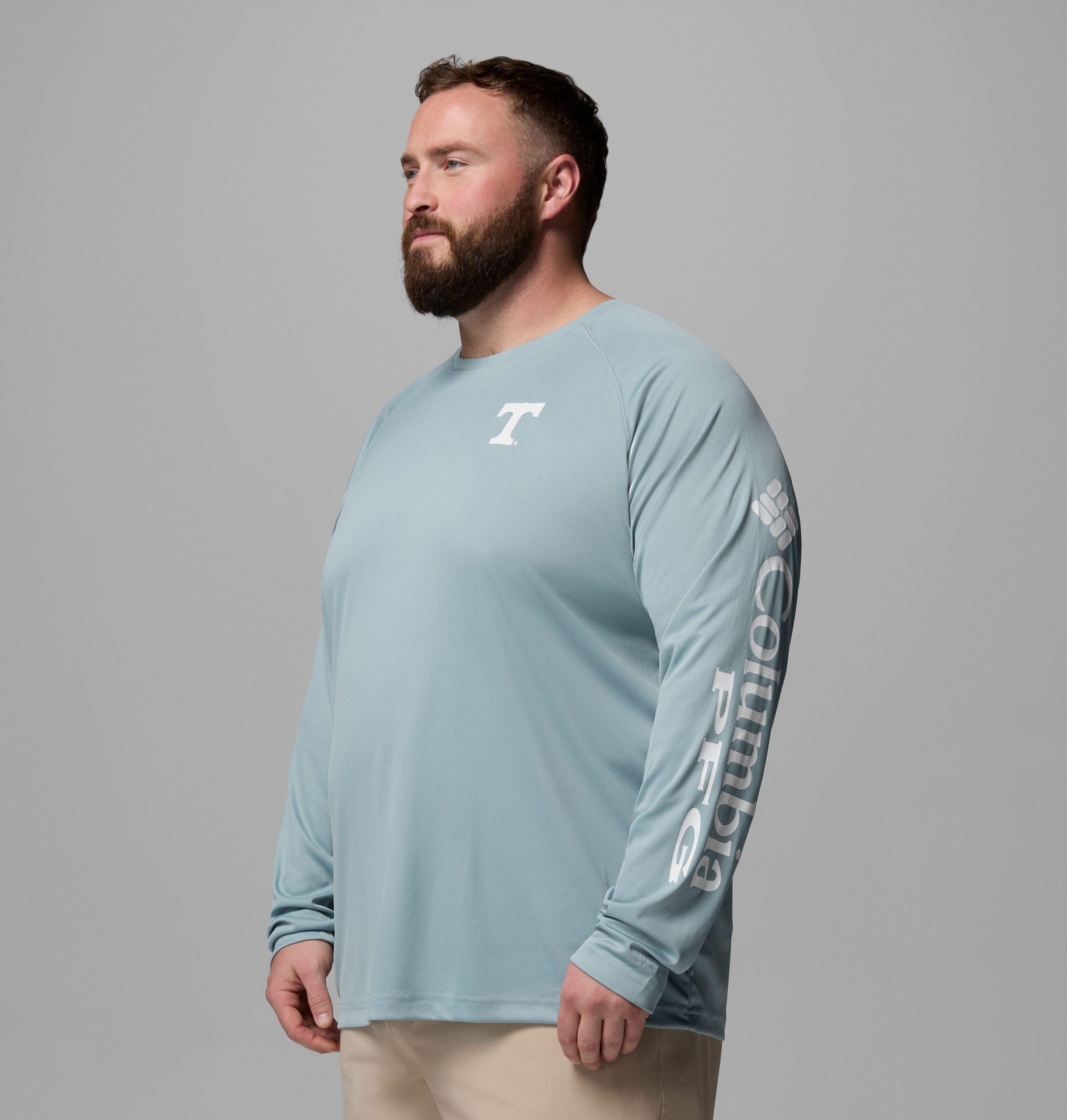 miesten collegiate pfg terminal tackle -pitkähihainen paita - iso - tennessee