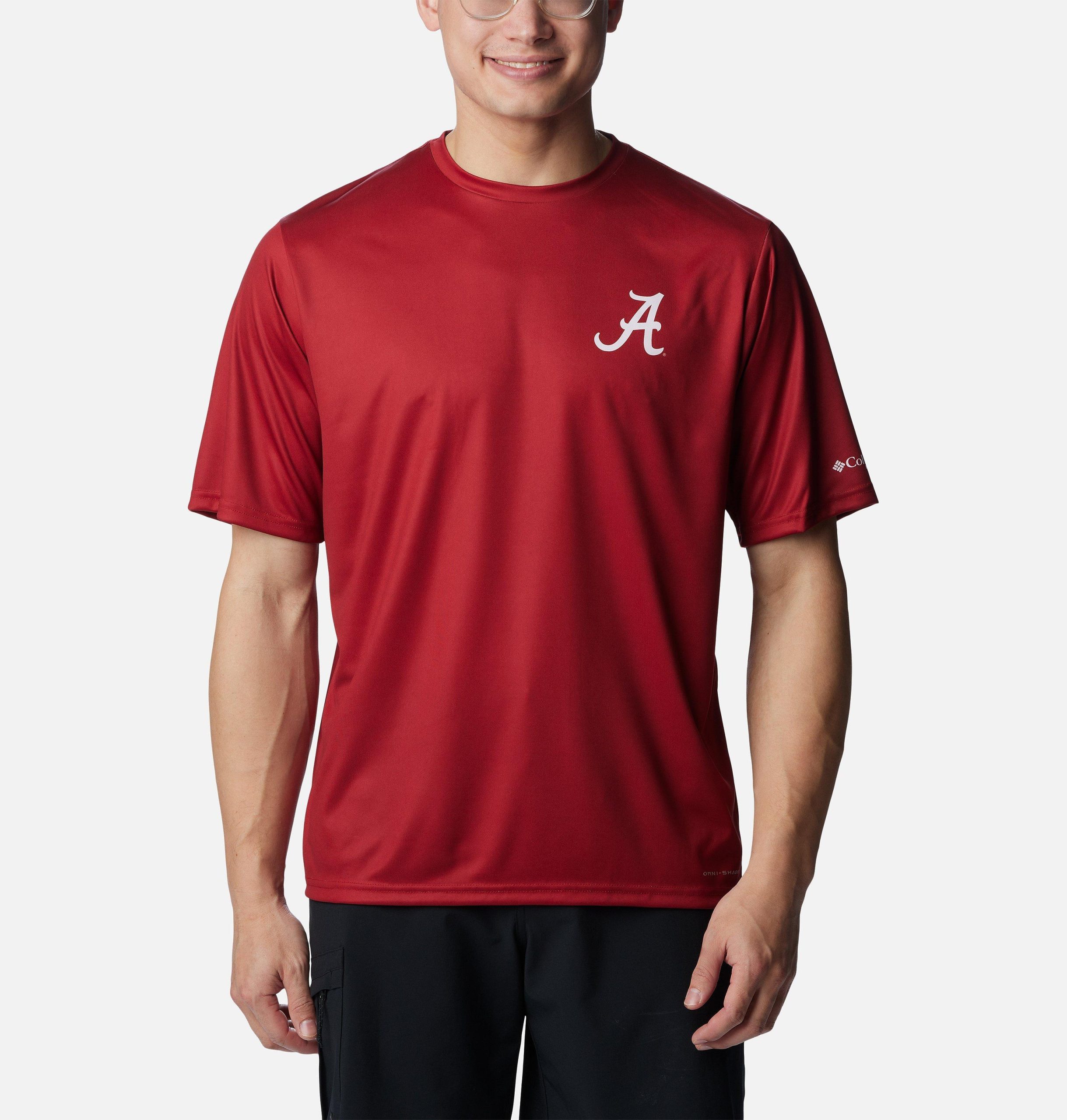 miesten collegiate pfg terminal tackle -lyhythihainen paita - alabama