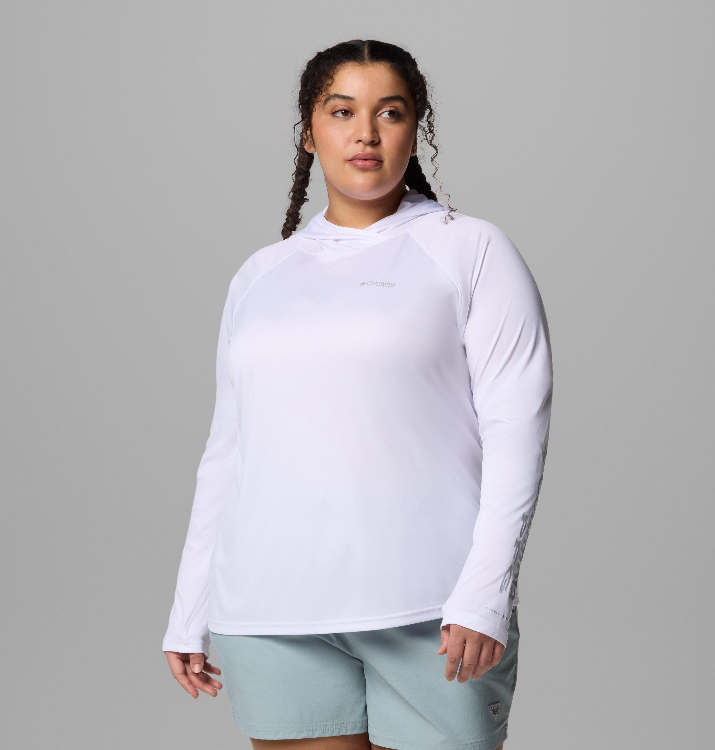 naisten pfg tidal tee ii -huppari - plus-koko