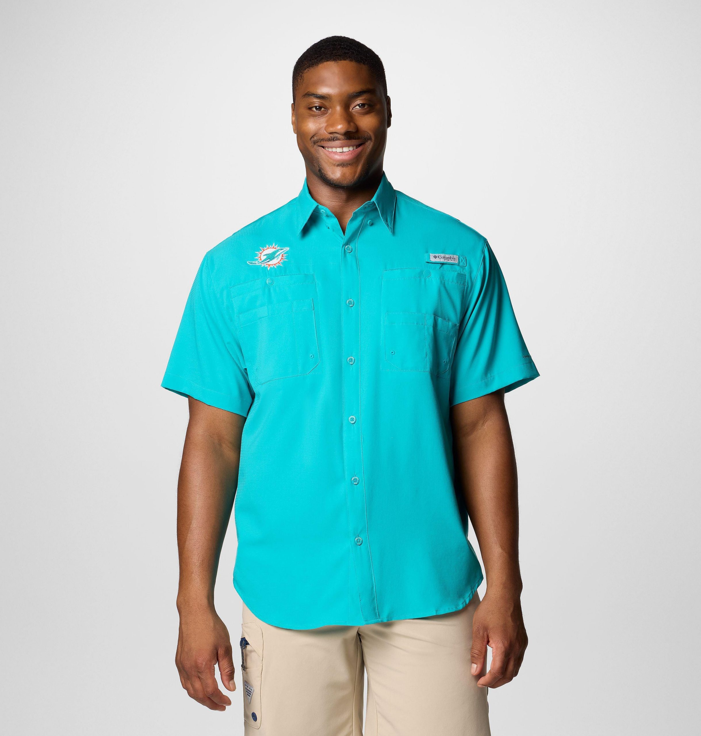 miesten pfg tamiami lyhythihainen paita - miami dolphins