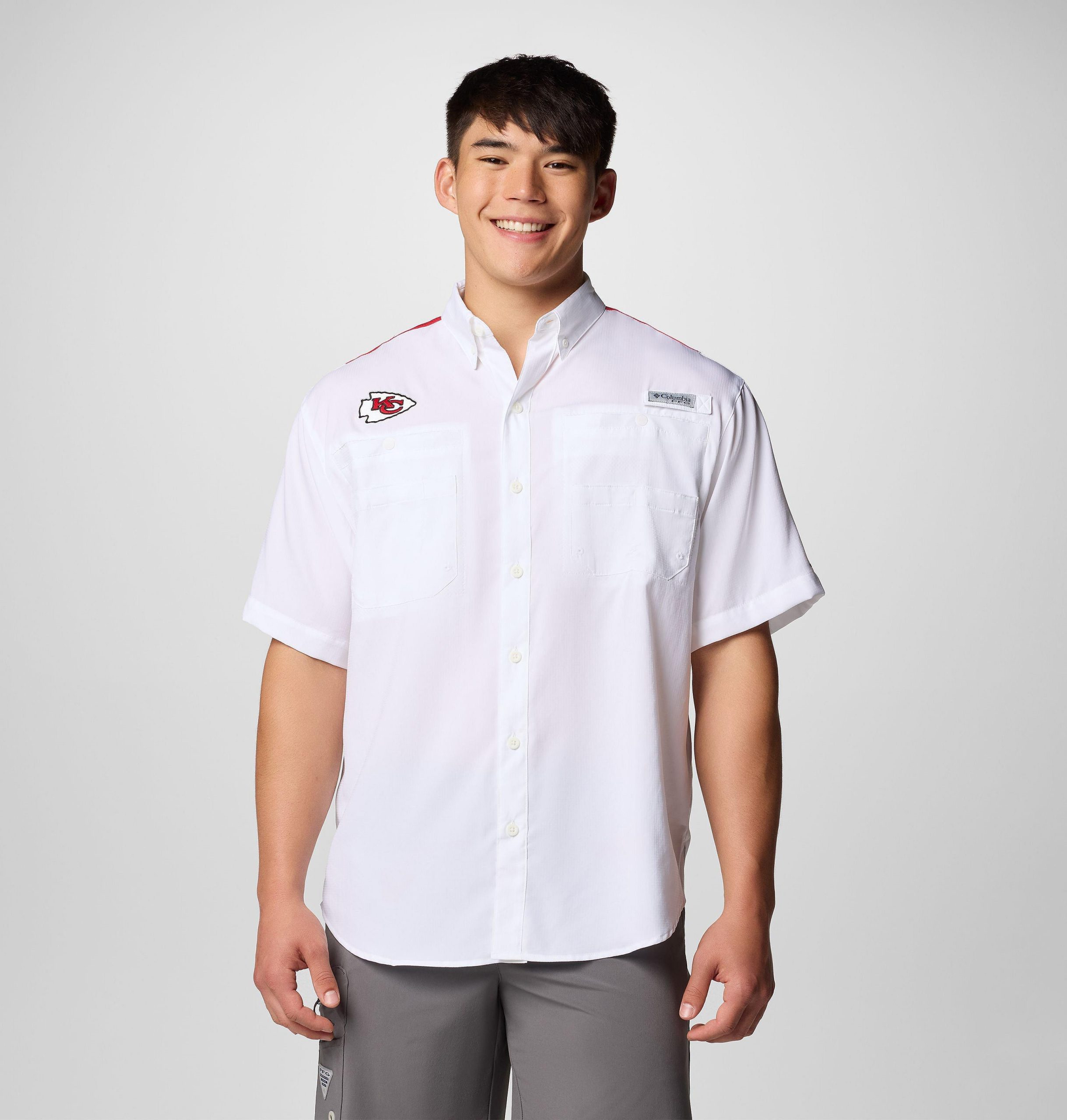 miesten pfg tamiami colorblocked lyhythihainen paita - kansas city chiefs