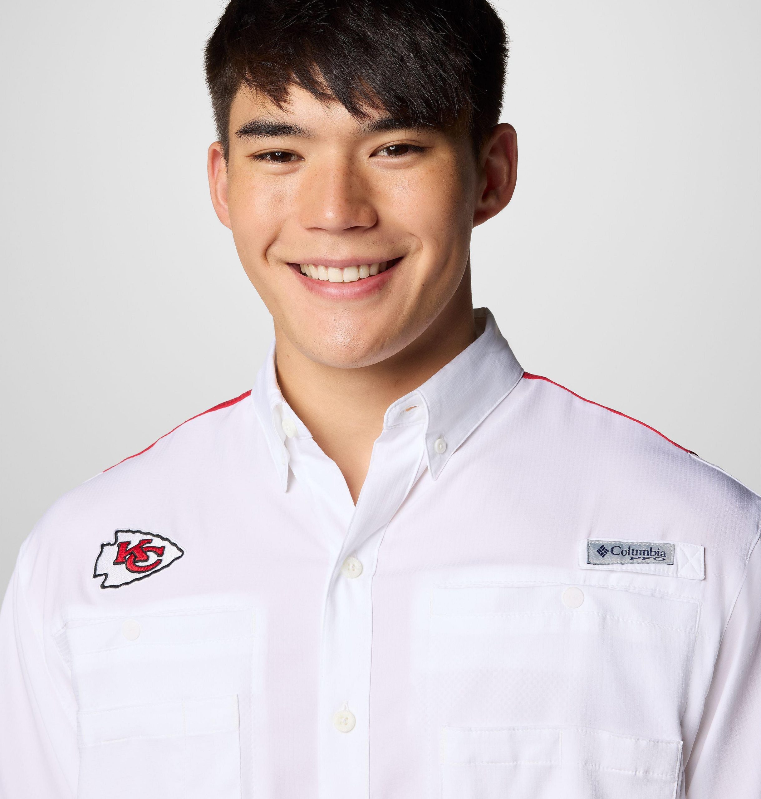 miesten pfg tamiami colorblocked lyhythihainen paita - kansas city chiefs