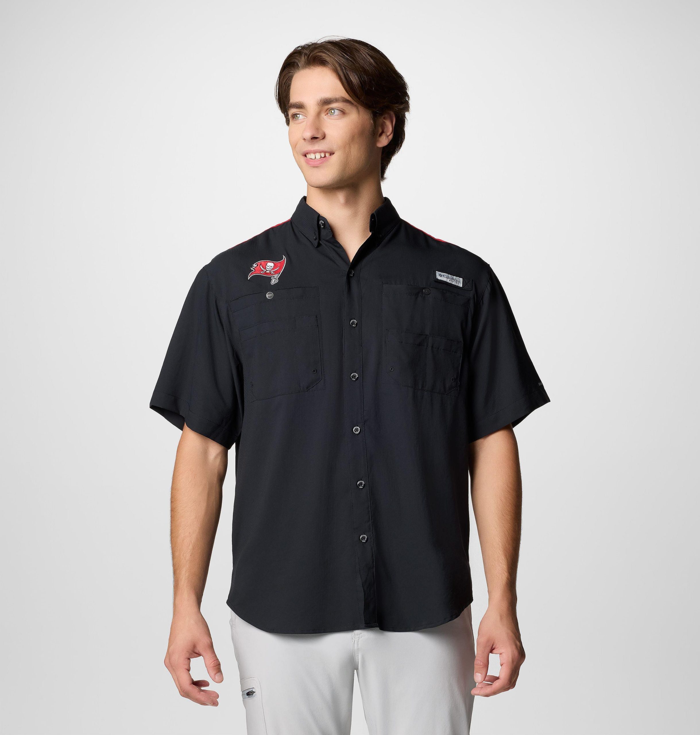 miesten pfg tamiami colorblocked lyhythihainen paita - tampa bay buccaneers
