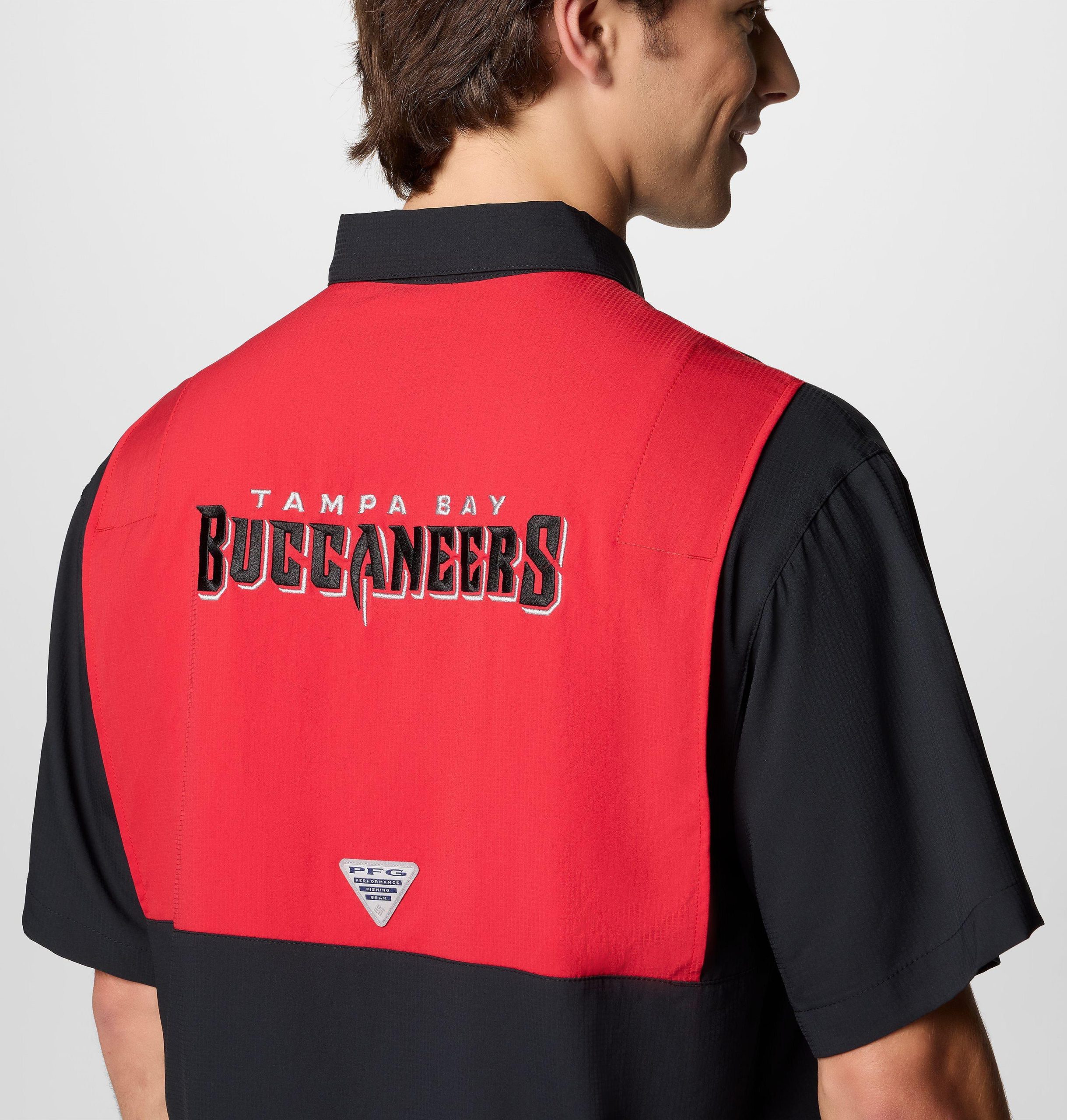 miesten pfg tamiami colorblocked lyhythihainen paita - tampa bay buccaneers