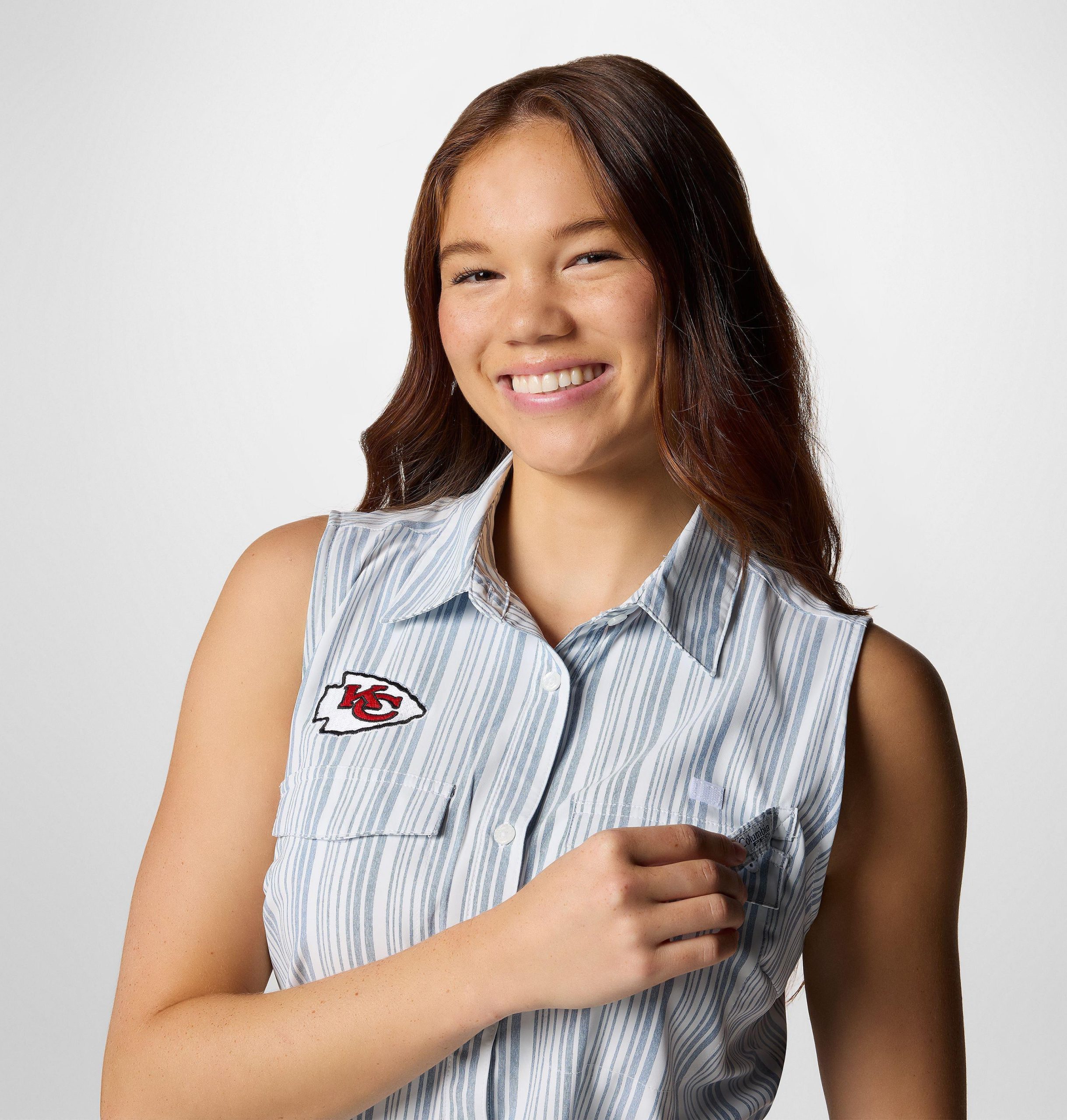 naisten pfg sun drifter -kudottu mekko ii - kansas city chiefs