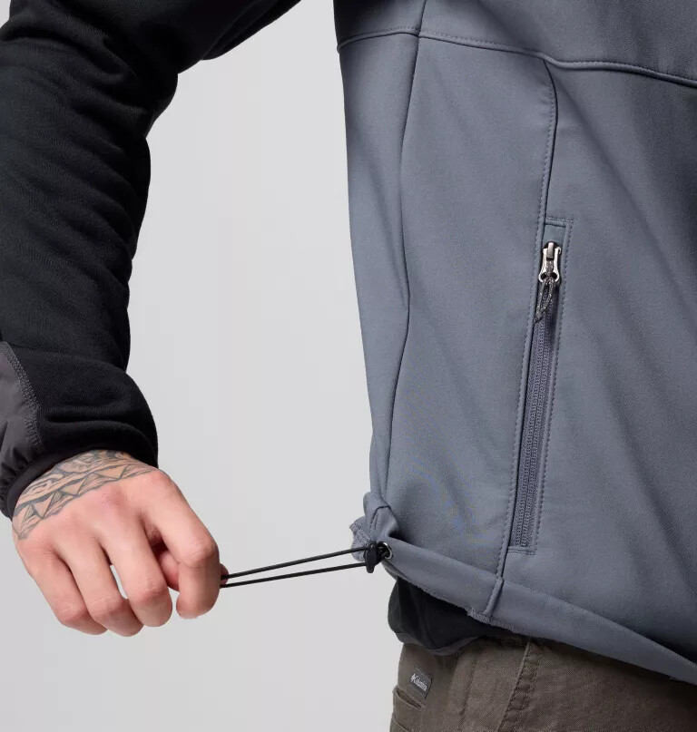 miesten ascender ii softshell-liivi